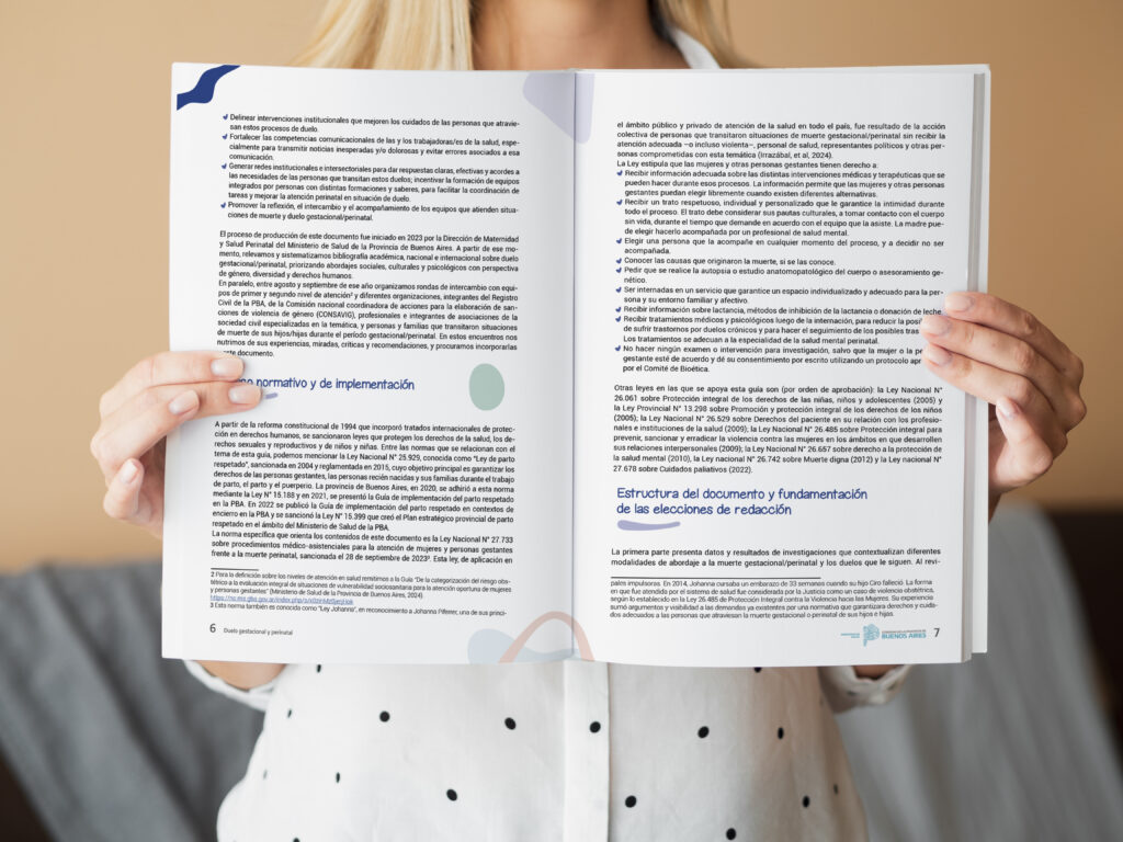 Guía para el cuidado y acompañamiento del duelo gestacional y perinatal Imagen de la Guía para el cuidado y acompañamiento del duelo gestacional y perinatal